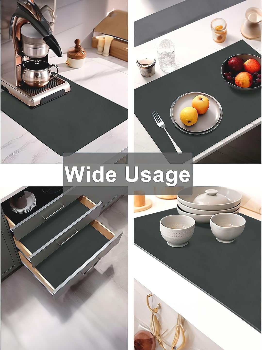 Super Absorbent Quick Dry Kitchen Mat | Big size (60×40)cm