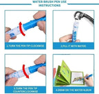 Reusable Magic Water Painting Book (Pack of 4)