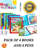 Reusable Magic Water Painting Book (Pack of 4)
